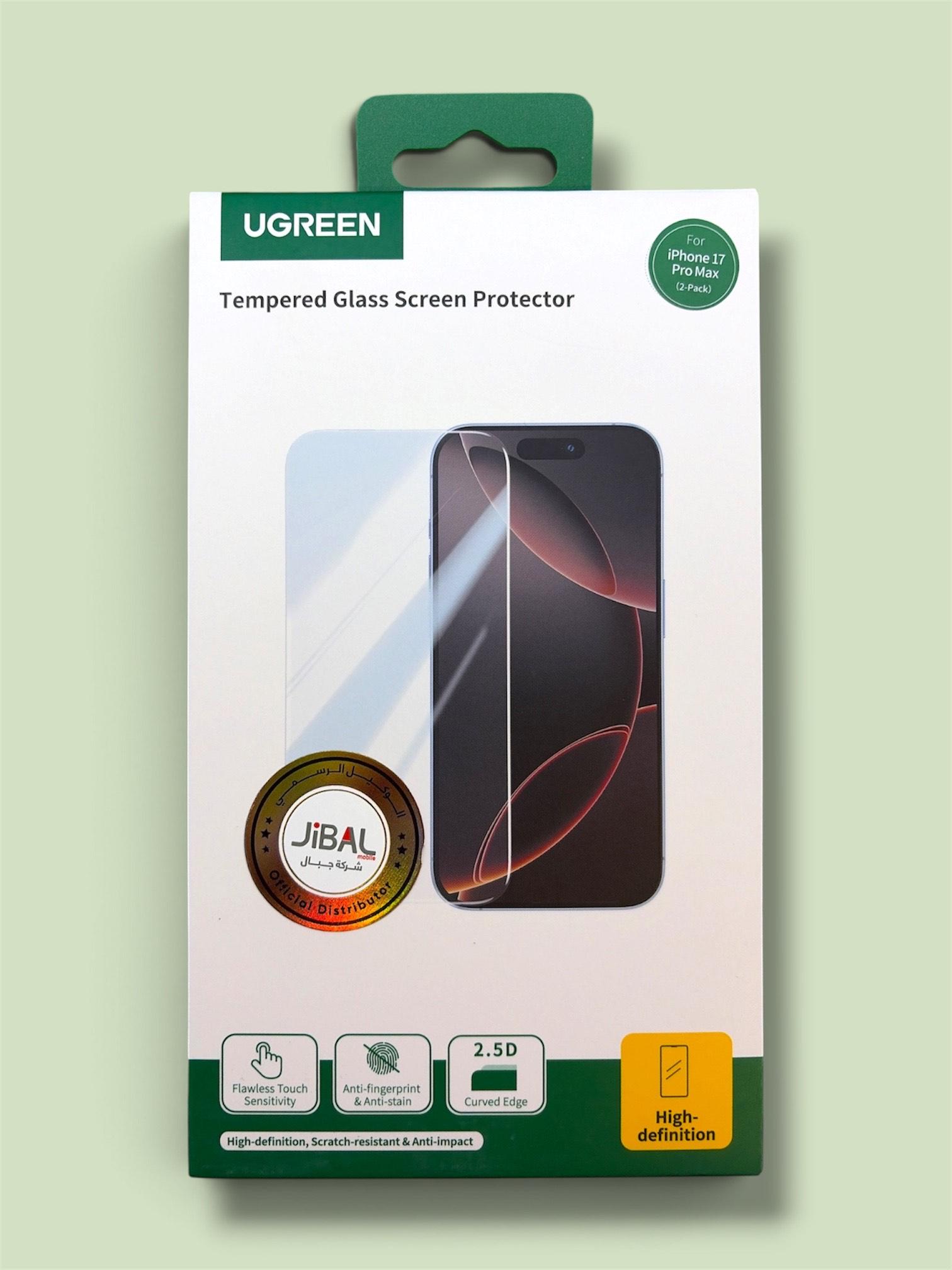 UGREEN Screen Protector for iPhone 17 Pro Max (2-Pack)