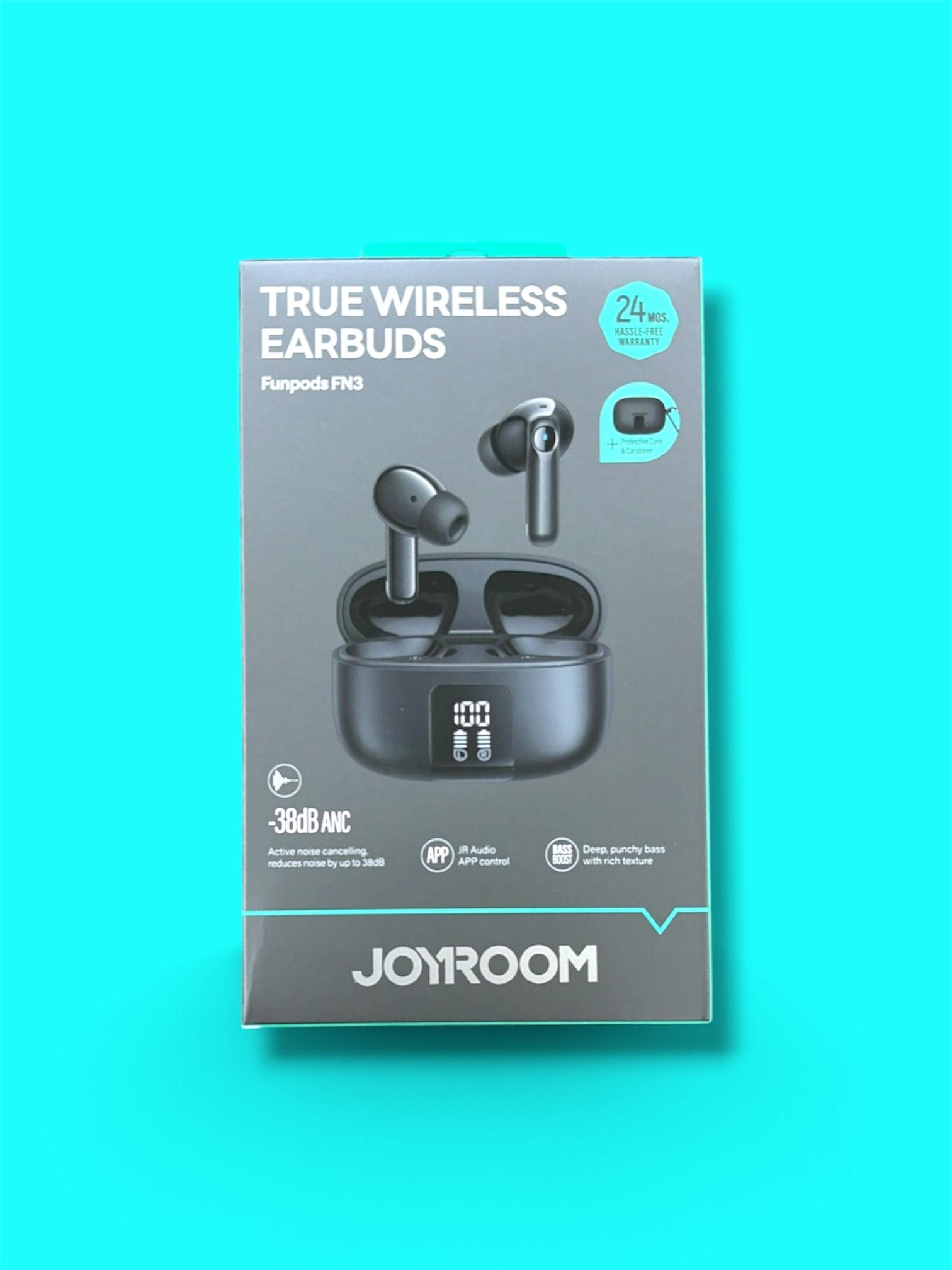 Joyroom Funpods FN3 True Wireless Earbuds (Active Noise Cancelling -38dB, LED Display)