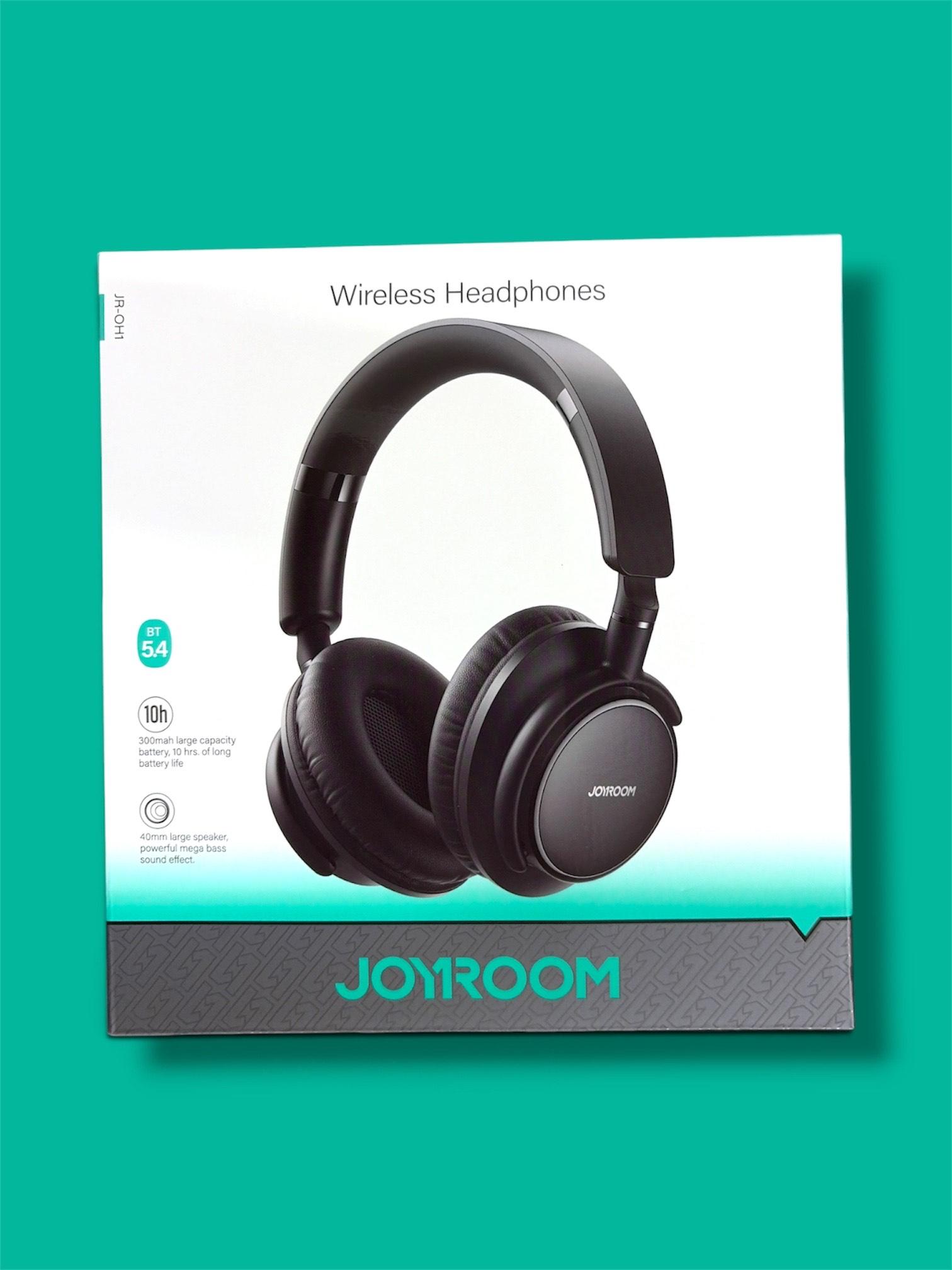 Joyroom JR-OH1 Wireless Over-Ear Headphones (BT 5.4, 40mm Driver, Mega Bass)